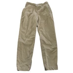 Tomas Maier Pants Womens 2 Tan High Rise Slim Leg Zip Ankle Khaki Utility Cotton